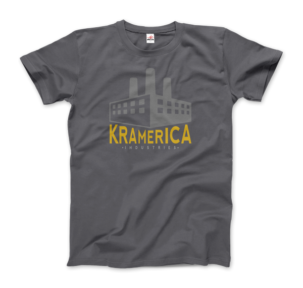Kramerica Industries, Cosmo Kramer Seinfeld T-Shirt - Men / Charcoal / Small by Art-O-Rama