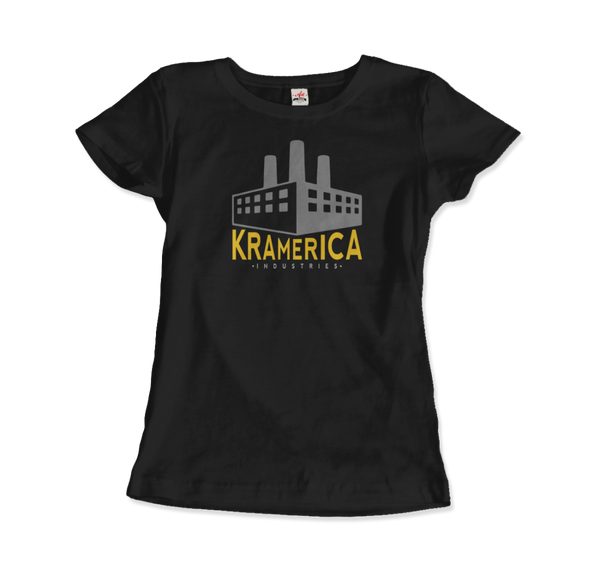 Kramerica Industries, Cosmo Kramer Seinfeld T-Shirt - Women / Black / Small by Art-O-Rama