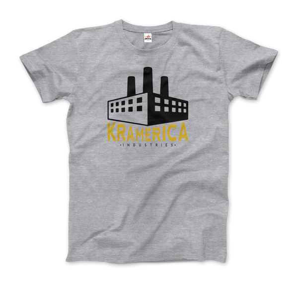 Kramerica Industries, Cosmo Kramer Seinfeld T-Shirt - Men / Heather Grey / Small by Art-O-Rama