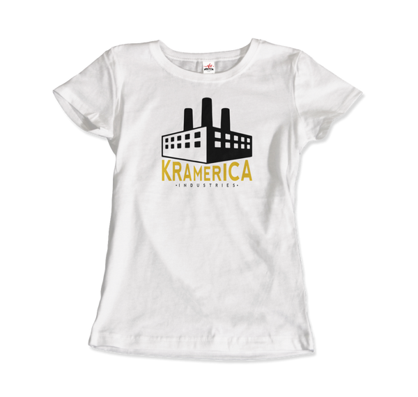 Kramerica Industries, Cosmo Kramer Seinfeld T-Shirt - Women / White / Small by Art-O-Rama