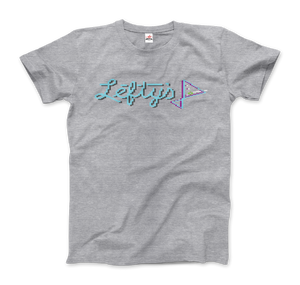 Leisure Suit Larry 1987, Lefty's Bar Logo T-Shirt - Men / Heather Grey / Small by Art-O-Rama