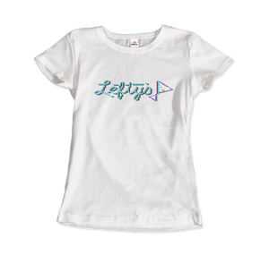 Leisure Suit Larry 1987, Lefty's Bar Logo T-Shirt - Women / White / Small by Art-O-Rama