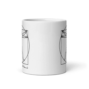 Leonardo Da Vinci Vitruvian Man Sketch Mug - Mug