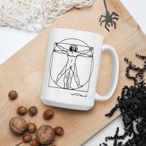 Leonardo Da Vinci Vitruvian Man Sketch Mug - Mug