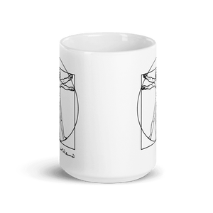 Leonardo Da Vinci Vitruvian Man Sketch Mug - Mug