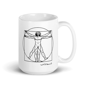 Leonardo Da Vinci Vitruvian Man Sketch Mug - Mug