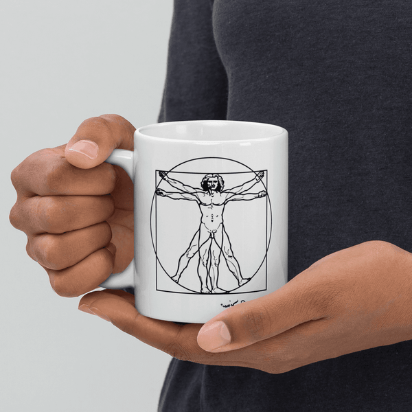 Leonardo Da Vinci Vitruvian Man Sketch Mug - Mug