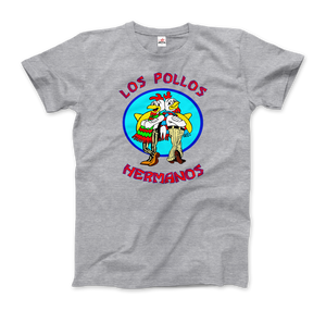 Los Pollos Hermanos Logo - Breaking Bad T-Shirt - Men / Heather Grey / Small by Art-O-Rama