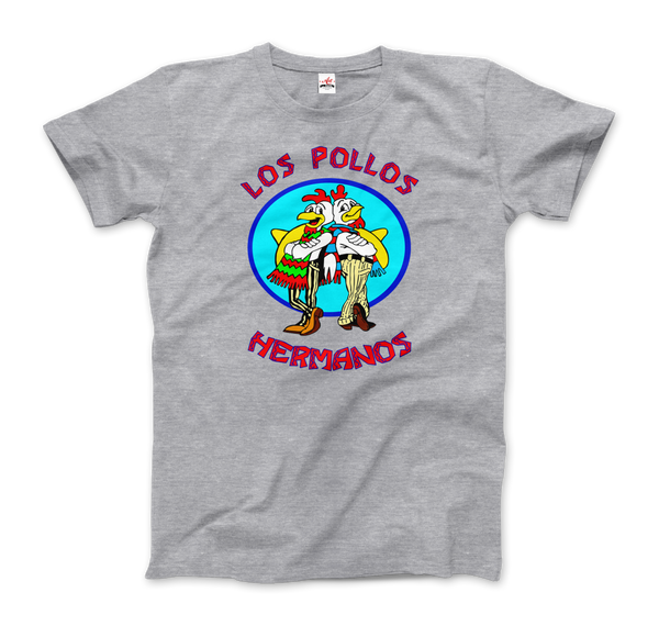 Los Pollos Hermanos Logo - Breaking Bad T-Shirt - Men / Heather Grey / Small by Art-O-Rama