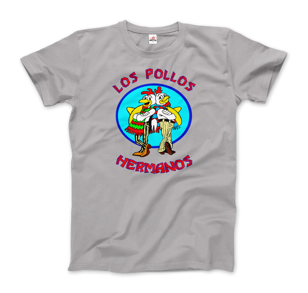 Los Pollos Hermanos Logo - Breaking Bad T-Shirt - Men / Silver / Small by Art-O-Rama