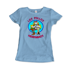 Los Pollos Hermanos Logo - Breaking Bad T-Shirt - Women / Light Blue / Small by Art-O-Rama