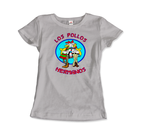 Los Pollos Hermanos Logo - Breaking Bad T-Shirt - Women / Silver / Small by Art-O-Rama