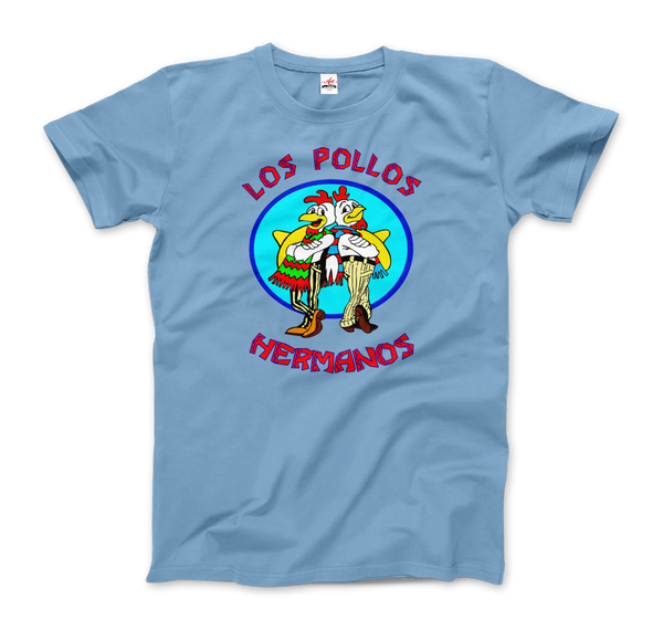 Los Pollos Hermanos Logo - Breaking Bad T-Shirt - Men / Light Blue / Small by Art-O-Rama