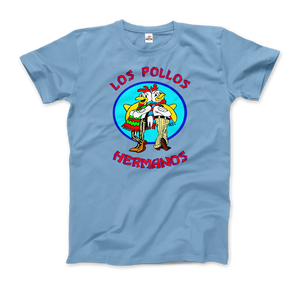 Los Pollos Hermanos Logo - Breaking Bad T-Shirt - Men / Light Blue / Small by Art-O-Rama