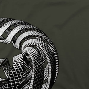 MC Escher Spirals Art T-Shirt - T-Shirt