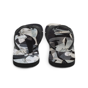 Pablo Picasso Guernica 1937 Artwork Flip-Flops - [variant_title] by Art-O-Rama