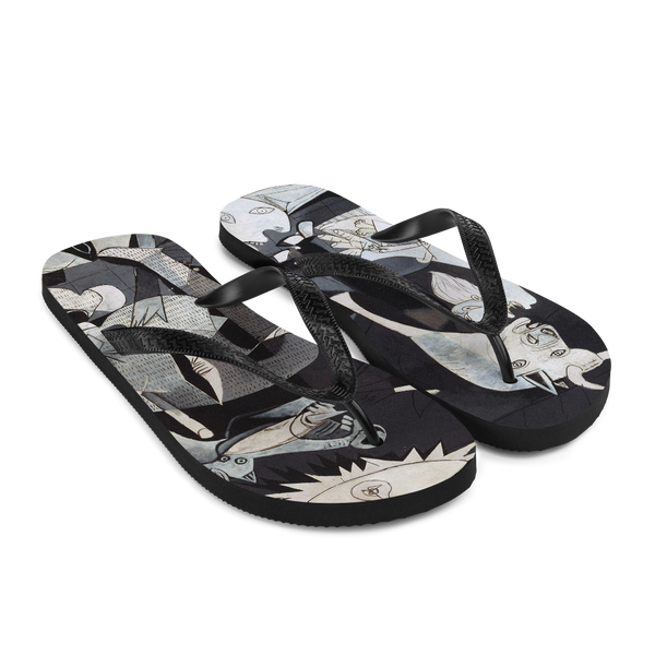 Pablo Picasso Guernica 1937 Artwork Flip-Flops - [variant_title] by Art-O-Rama