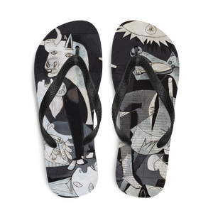 Pablo Picasso Guernica 1937 Artwork Flip-Flops - [variant_title] by Art-O-Rama
