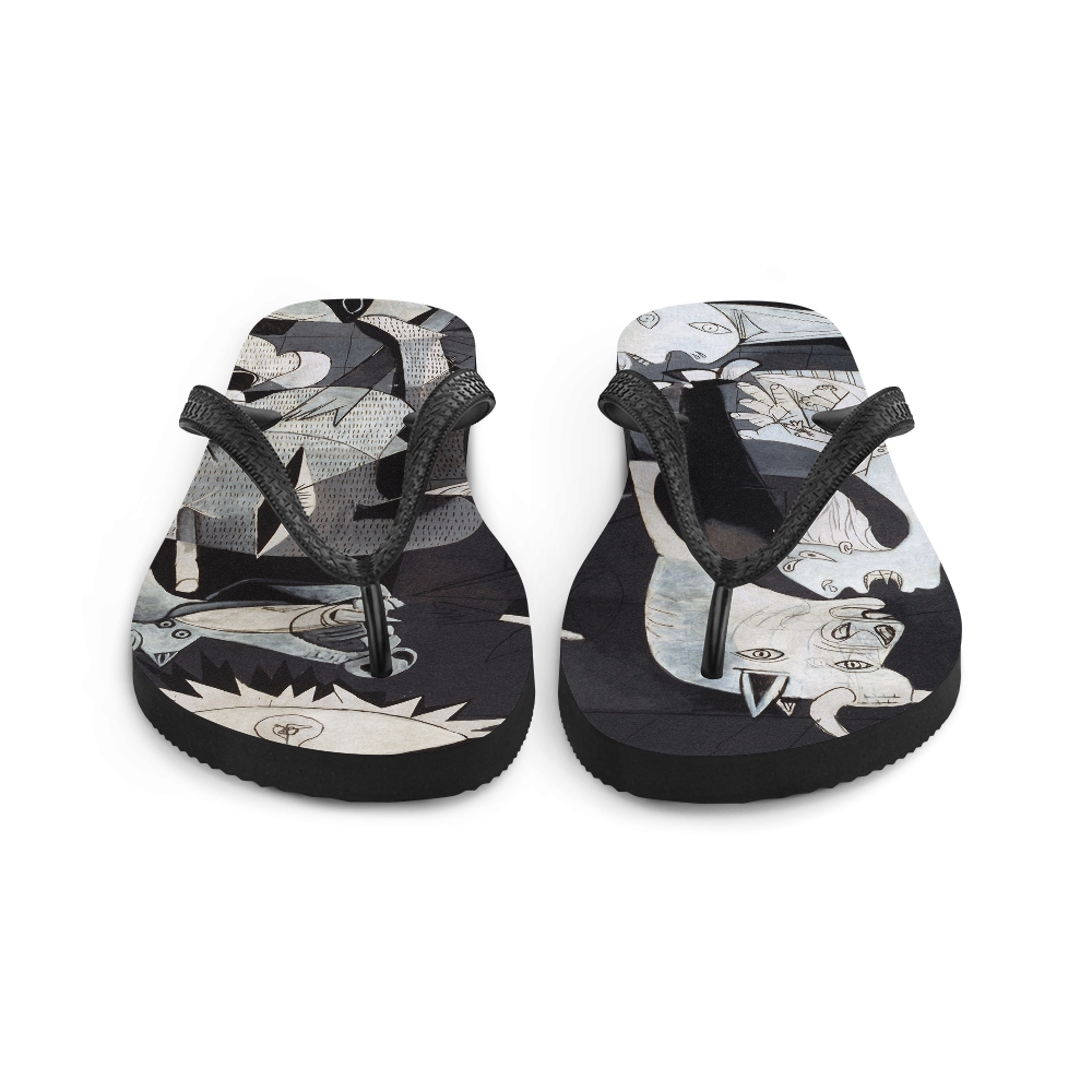 Pablo Picasso Guernica 1937 Artwork Flip Flops