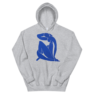 Henri Matisse Blue Nude 1952 Artwork Unisex Hoodie - Sport Grey / S by Art-O-Rama