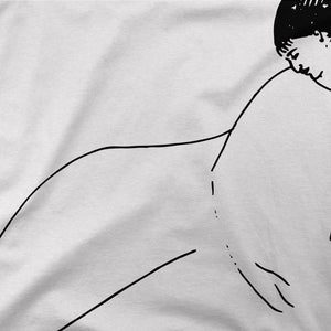 Modigliani - Anna Akhmatova Sketch Artwork T-Shirt - T-Shirt