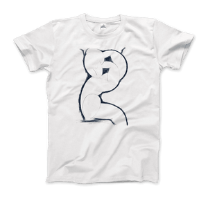 Modigliani - Caryatid Sketch Artwork T-Shirt - Men / White / Small - T-Shirt