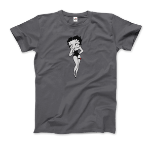 Mrs.Boop Vintage Design T-Shirt - Men / Charcoal / Small - T-Shirt