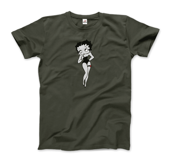 Mrs.Boop Vintage Design T-Shirt - Men / City Green / Small - T-Shirt