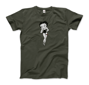 Mrs.Boop Vintage Design T-Shirt - Men / City Green / Small - T-Shirt
