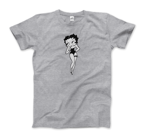 Mrs.Boop Vintage Design T-Shirt - Men / Heather Grey / Small - T-Shirt