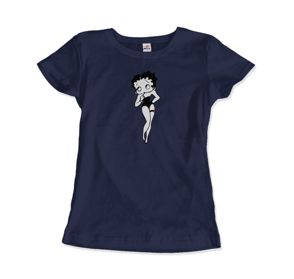 Mrs.Boop Vintage Design T-Shirt - Women / Navy / Small - T-Shirt