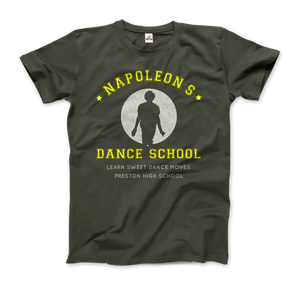 Napoleon Dance School from Napoleon Dinamyte Movie T-Shirt - Men / City Green / Small by Art-O-Rama