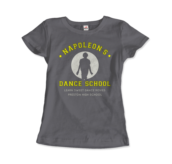 Napoleon Dance School from Napoleon Dinamyte Movie T-Shirt - Women / Charcoal / Small by Art-O-Rama