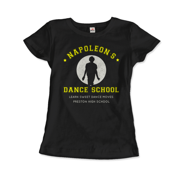Napoleon Dance School from Napoleon Dinamyte Movie T-Shirt - Women / Black / Small by Art-O-Rama