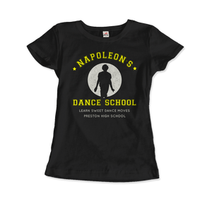 Napoleon Dance School from Napoleon Dinamyte Movie T-Shirt - Women / Black / Small by Art-O-Rama