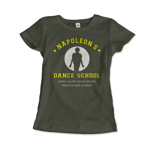 Napoleon Dance School from Napoleon Dinamyte Movie T-Shirt - Women / City Green / Small by Art-O-Rama