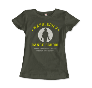 Napoleon Dance School from Napoleon Dinamyte Movie T-Shirt - Women / City Green / Small by Art-O-Rama