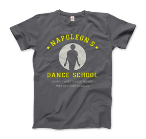 Napoleon Dance School from Napoleon Dinamyte Movie T-Shirt - Men / Charcoal / Small by Art-O-Rama