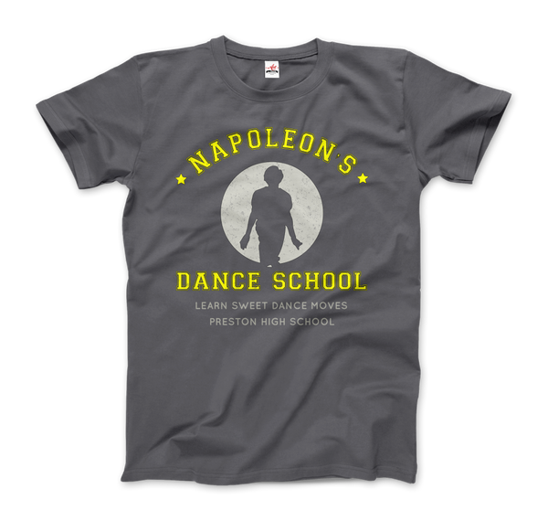Napoleon Dance School from Napoleon Dinamyte Movie T-Shirt - Men / Charcoal / Small by Art-O-Rama