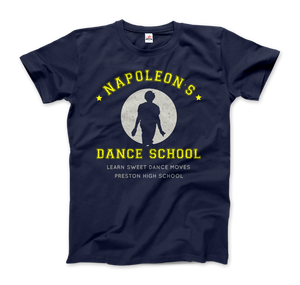 Napoleon Dance School from Napoleon Dinamyte Movie T-Shirt - Men / Navy / Small by Art-O-Rama