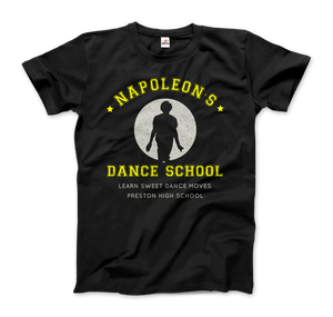 Napoleon Dance School from Napoleon Dinamyte Movie T-Shirt - Men / Black / Small by Art-O-Rama