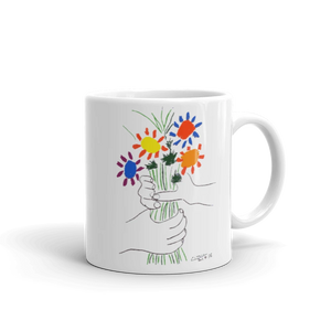 Pablo Picasso Bouquet of Peace 1958 Artwork Mug - [variant_title] by Art-O-Rama