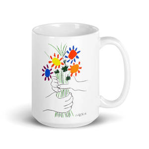 Pablo Picasso Bouquet of Peace 1958 Artwork Mug - [variant_title] by Art-O-Rama