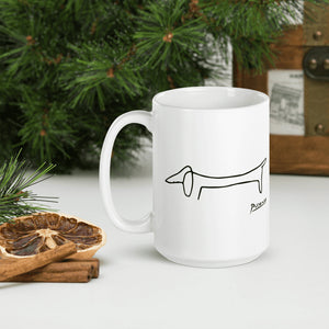 Pablo Picasso Dachshund Dog (Lump) Artwork Mug - Mug