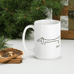 Pablo Picasso Dachshund Dog (Lump) Artwork Mug - Mug
