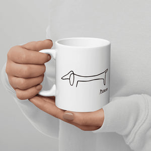 Pablo Picasso Dachshund Dog (Lump) Artwork Mug - Mug
