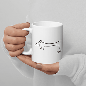 Pablo Picasso Dachshund Dog (Lump) Artwork Mug - Mug
