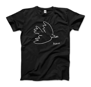 Pablo Picasso Dove Of Peace 1949 Artwork T-Shirt - Men (Unisex) / Black / S - T-Shirt