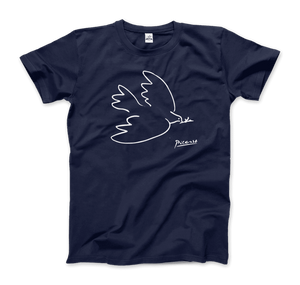 Pablo Picasso Dove Of Peace 1949 Artwork T-Shirt - Men (Unisex) / Navy / S - T-Shirt