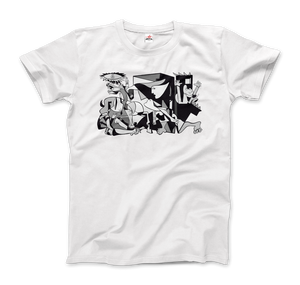 Pablo Picasso Guernica 1937 Artwork Reproduction T-Shirt - Men (Unisex) / White / S - T-Shirt